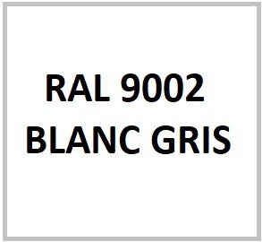RAL 9002 BLANC GRIS