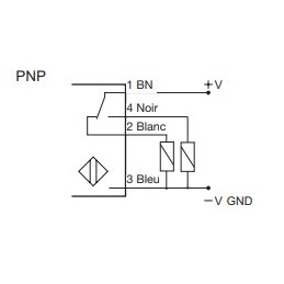 Cellule infrarouge 24V DC type PNP