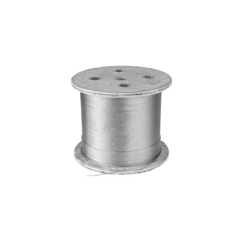 Câble acier galvanisé 4 mm ( mètre linéaire)