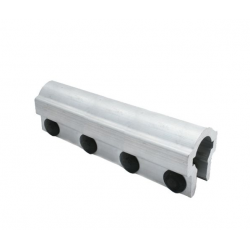 Accouplement aluminium axe 25.4 mm ( 4 vis)