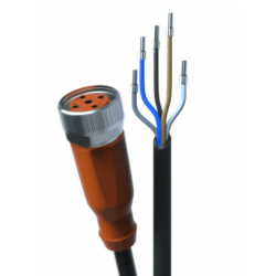 Cable pour cellule avec connecteur M12 - Lg 10  m